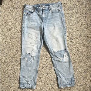 Old Navy Light Blue Distressed Jeans